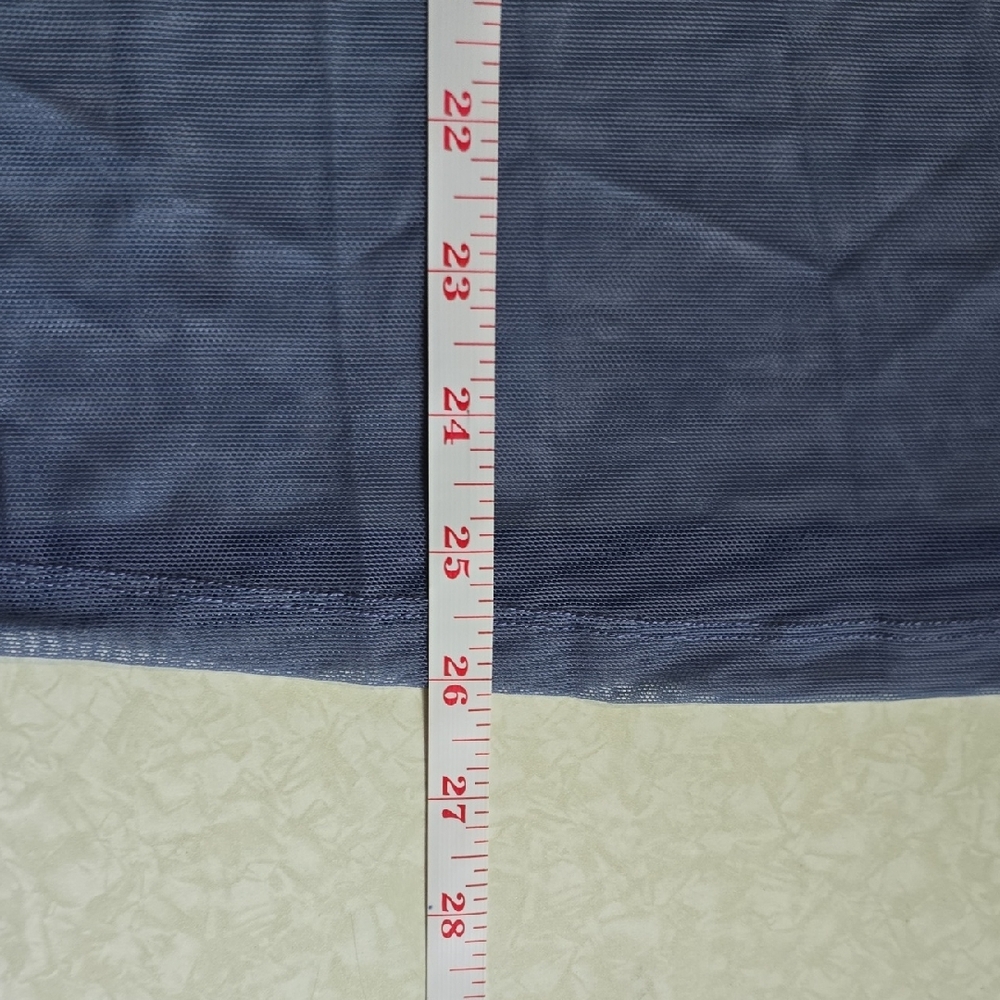 Blue Relaxed Racerback Tank Top - Picture 12 of 12